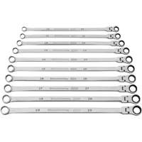 Jeu de cl&eacute;s Gearbox &agrave; t&ecirc;te flexible XL et cannelure universelle 120XP, Cl&eacute; polygonale, 10 morceaux, Imp&eacute;rial Helyx Safety & Industrial Supplies