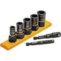 Jeu de douilles d'extraction m&eacute;trique Bolt Biter, 7 Mcx, Chocs, Prise de 1/4"/3/8" Helyx Safety & Industrial Supplies