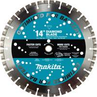Lame diamant&eacute;e &agrave; trait fin polyvalente, 14", Pour Brique/B&eacute;ton/Gr&egrave;s Helyx Safety & Industrial Supplies