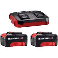 PXC Battery & Charger Starter Kit, Lithium-Ion, 18 V, 4 Ah Helyx Safety & Industrial Supplies