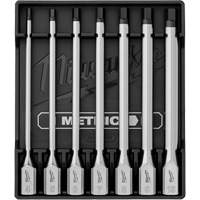 Long Metric Bit Socket Set, Hex, 3/8" Drive, 7 Pcs Helyx Safety & Industrial Supplies