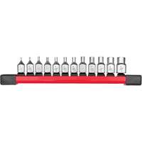 Long SAE Bit Socket Set, Hex, 1/4" Drive, 12 Pcs Helyx Safety & Industrial Supplies