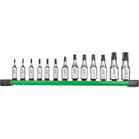 Tamper Proof Bit Socket Set, Torx&reg;, 1/4"/3/8" Drive, 13 Pcs Helyx Safety & Industrial Supplies