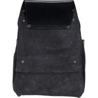 Phantom Collection Heavy-Duty Nail & Tool Bag, Leather, 10 Pockets, Black Helyx Safety & Industrial Supplies