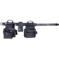 Phantom Collection 4-Piece Heavy-Duty Combo Apron, Leather, Black Helyx Safety & Industrial Supplies