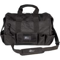 Phantom Collection 18" Contractor's Tool Bag, Ballistic Polyester, 25 Pockets, Black Helyx Safety & Industrial Supplies