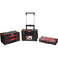 Ensemble de d&eacute;part roulant de coffres &agrave; outils Arx de 3 morceaux, 25-1/5" x 19" x 42-2/5", Noir Helyx Safety & Industrial Supplies