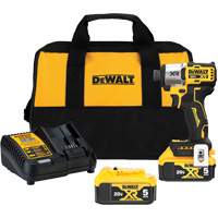Ensemble de tournevis &agrave; chocs MAX* XR &agrave; trois vitesses, 1/4", 1825 lb-po Couple max., 20 V, Lithium-ion Helyx Safety & Industrial Supplies