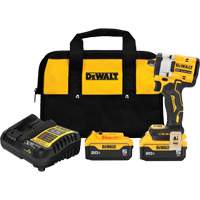 ATOMIC MAX* Cordless Impact Wrench With Hog Ring Anvil Kit, 20 V, 1/2" Socket Helyx Safety & Industrial Supplies