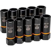 Jeu de douilles d'extraction Bolt Biter, 10 Mcx, Chocs, Prise de 1/2", Profond Helyx Safety & Industrial Supplies