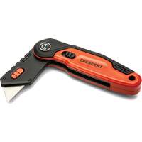 Couteau utilitaire pliant, 1" lame, lame en Acier, poign&eacute;e en Aluminium Helyx Safety & Industrial Supplies