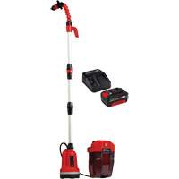 Pompe &agrave; eau propre pour baril de pluie sans fil avec batterie 4 Ah et ensemble de d&eacute;part de chargeur, 18 V, 792,5 gal./min Helyx Safety & Industrial Supplies