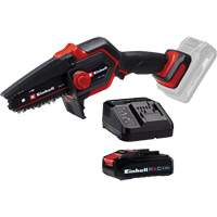 Scie &agrave; chaîne d'&eacute;lagage compacte sans fil avec batterie 2,5 Ah et ensemble de d&eacute;part de chargeur, 6", &agrave; pile, 18 V Helyx Safety & Industrial Supplies