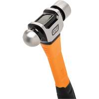Marteau &agrave; panne ronde, Poids de la t&ecirc;te 16 oz, Face Ordinaire/Poli, Prise Fibre de verre Helyx Safety & Industrial Supplies