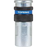 Raccord industriel rapide QUIKSILVER 2, Acier zingu&eacute;, 1/4", NPT femelle, 362 PSI Helyx Safety & Industrial Supplies