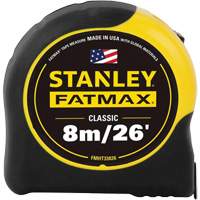 Ruban &agrave; mesurer FATMAX, 1-1/4" x 26'/8 m, Marques de goujon Imp&eacute;rial & m&eacute;trique Helyx Safety & Industrial Supplies