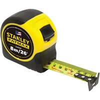 Ruban &agrave; mesurer FATMAX, 1-1/4" x 26'/8 m, Marques de goujon Imp&eacute;rial & m&eacute;trique Helyx Safety & Industrial Supplies