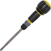 Tournevis &agrave; cliquet Fastbit Tru-Grip, embouts Phillips et &agrave; fente, 8-1/2" lo, Prise Plastique/Coussin&eacute;e Helyx Safety & Industrial Supplies