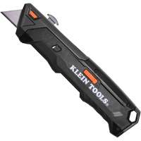 Couteau r&eacute;tractable &agrave; chargement automatique avec magasin de lames double face, Acier, Prise en Plastique Helyx Safety & Industrial Supplies