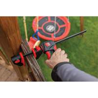 One-Hand Bar Trigger Clamps with 360° Rotating Handle Set, 12" (304.8 mm) Helyx Safety & Industrial Supplies