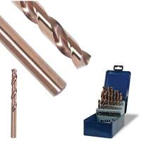 SST+ Jobbers Wire Gauge Drill Bit, High Speed Steel, #1, 3-11/16" L, 2-1/4" Flute, 135° Point Angle Helyx Safety & Industrial Supplies