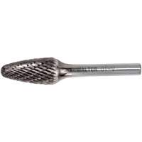 Double Cut Ballnose Tree Burr, SF-42, 1/8" Dia., 1/2" Depth of Cut Helyx Safety & Industrial Supplies
