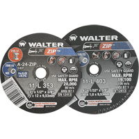 Zip Cut-Off Wheel, 4" x 1/4", 3/8" Arbor, Type 1 Helyx Safety & Industrial Supplies