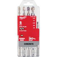 M/2 SDS-Plus Rotary Hammer Drill Bit Set, 5 Pieces, Carbide Helyx Safety & Industrial Supplies