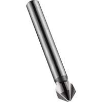 Fraise conique, 12,4 mm, Acier rapide, Angle de 90°, 3 cannelures Helyx Safety & Industrial Supplies