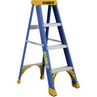 Escabeaux industriels (s&eacute;rie 6300), 4', Fibre de verre, Capacit&eacute; 250 lb, Type 1 Helyx Safety & Industrial Supplies