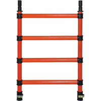 Composants pour &eacute;chafaudages la tour en fibre de verre, Montant d'extr&eacute;mit&eacute;, 27" la x 39" h Helyx Safety & Industrial Supplies