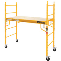 Mobile Work Scaffolding - Maxi Square Scaffolding, Steel Frame, 74" D x 74" H Helyx Safety & Industrial Supplies