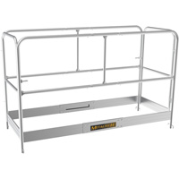 Mobile Work Scaffolding - Maxi Square Aluminum Scaffolding Accessories, Guard Rail, 30" W x 41-1/2" H Helyx Safety & Industrial Supplies