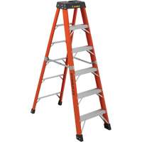 Escabeaux industriels extra robustes (s&eacute;rie 6800 AA), 6', Fibre de verre, Capacit&eacute; 375 lb, Type 1AA Helyx Safety & Industrial Supplies