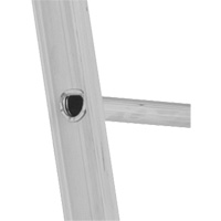 &eacute;chelles droites/&agrave; coulisse industrielles & robustes, 8', Aluminium, 300 lb, CSA calibre 1A Helyx Safety & Industrial Supplies
