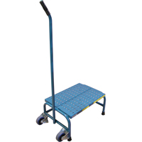 Escabeaux roulants Tilt-N-Roll, 1 marche(s), 16" l x 29" la x 12" h, Capacit&eacute; 300 lb Helyx Safety & Industrial Supplies