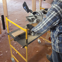 Jobsite Series 4' Basic Mini Scaffold Kit, Steel Frame, 41" D x 45-3/4" H Helyx Safety & Industrial Supplies