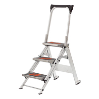 Safety Stepladder with Bar & Tray, 2.2', Aluminum, 300 lbs. Capacity, Type 1A Helyx Safety & Industrial Supplies