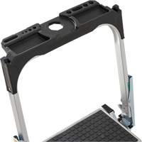 Tilt & Roll Step Stool Ladder, 4 Steps, 44.25" x 22.13" x 59" High Helyx Safety & Industrial Supplies