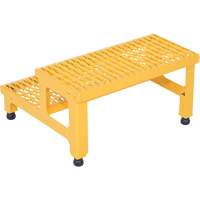 Adjustable Step-Mate Stand, 2 Step(s), 23-13/16" W x 22-7/8" L x 15-1/4" H, 500 lbs. Capacity Helyx Safety & Industrial Supplies