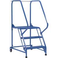 Maintenance Ladder, 3 Steps, 23-9/16" Step Width, 30" Platform Height, Steel Helyx Safety & Industrial Supplies