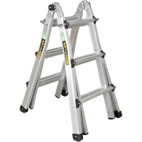 &eacute;chelle t&eacute;lescopique multipositions, 2,916' - 9,75', Aluminium, 300 lb, CSA calibre 1A Helyx Safety & Industrial Supplies