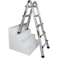 &eacute;chelle t&eacute;lescopique multipositions, 2,916' - 9,75', Aluminium, 300 lb, CSA calibre 1A Helyx Safety & Industrial Supplies