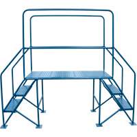 Crossover Ladder, 35-1/2" Overall Span, 31-1/2" H x 22" D, 22" Step Width Helyx Safety & Industrial Supplies