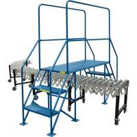 Crossover Ladder, 35-1/2" Overall Span, 31-1/2" H x 22" D, 22" Step Width Helyx Safety & Industrial Supplies