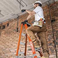 Step Ladder, 12', Fibreglass, 375 lbs. Capacity, Type 1AA Helyx Safety & Industrial Supplies