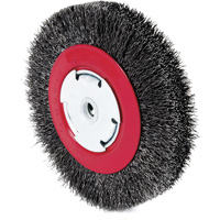 Meule 101F-3M &agrave; fils cr&ecirc;p&eacute;s, 6" dia., Fils 0,014", Arbre 1/2"/2"/5/8" Helyx Safety & Industrial Supplies