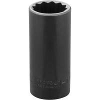 Douille, Chocs, 1-1/8", Prise 1/2", 12 pans, Profond Helyx Safety & Industrial Supplies