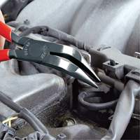 8" Long Nose 70° Angled Pliers without Cutter Helyx Safety & Industrial Supplies
