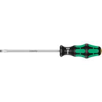 Tapered Slotted Screwdriver, 6.5 mm Tip, Round, 10-1/16" L, Plastic Handle Helyx Safety & Industrial Supplies
